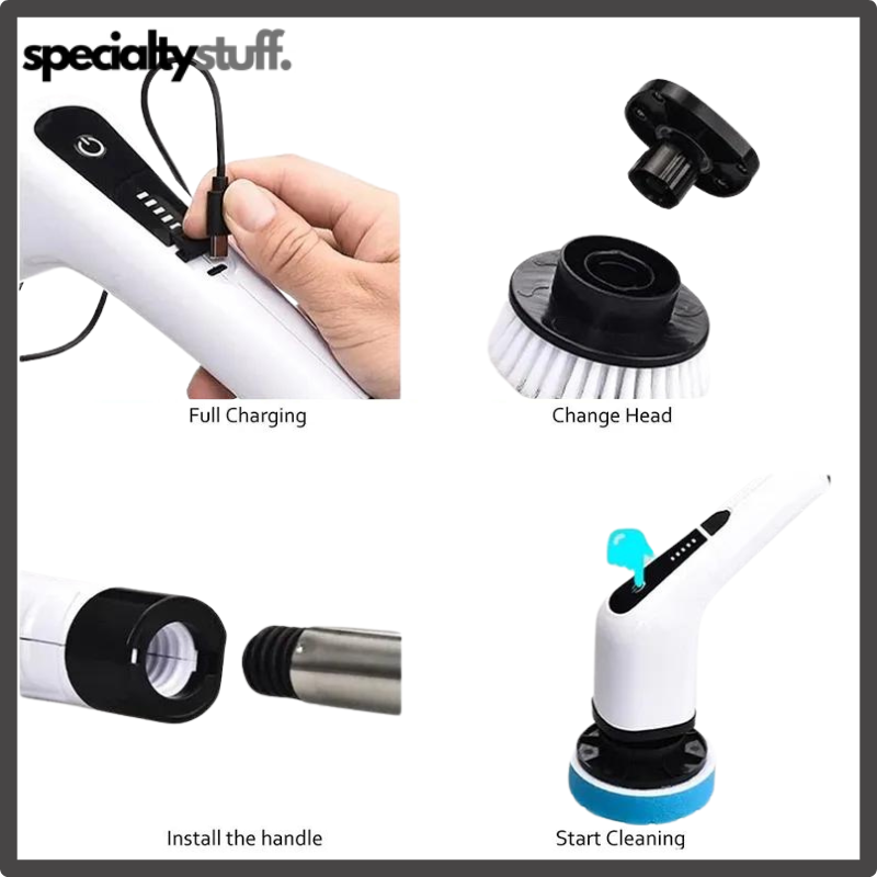 Electric 7 In 1 Cleaning Brush