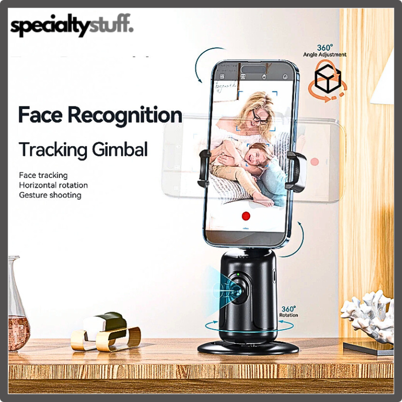 Tripod 360° Auto Rotation Face-Tracking